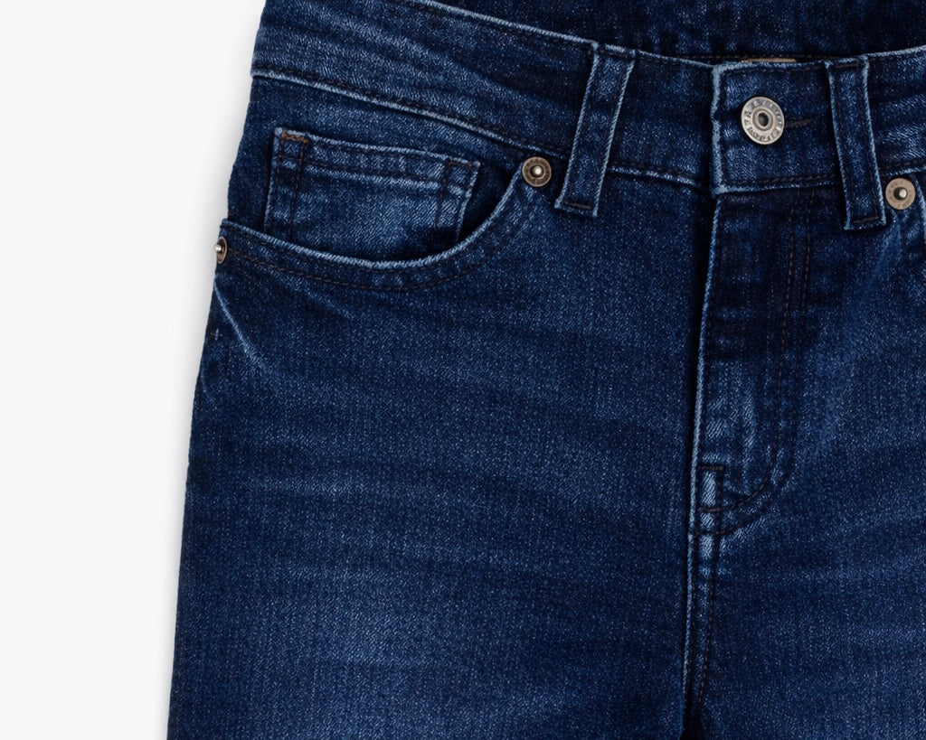 Ladies Bootcut Jeans – Dark Blue Wash