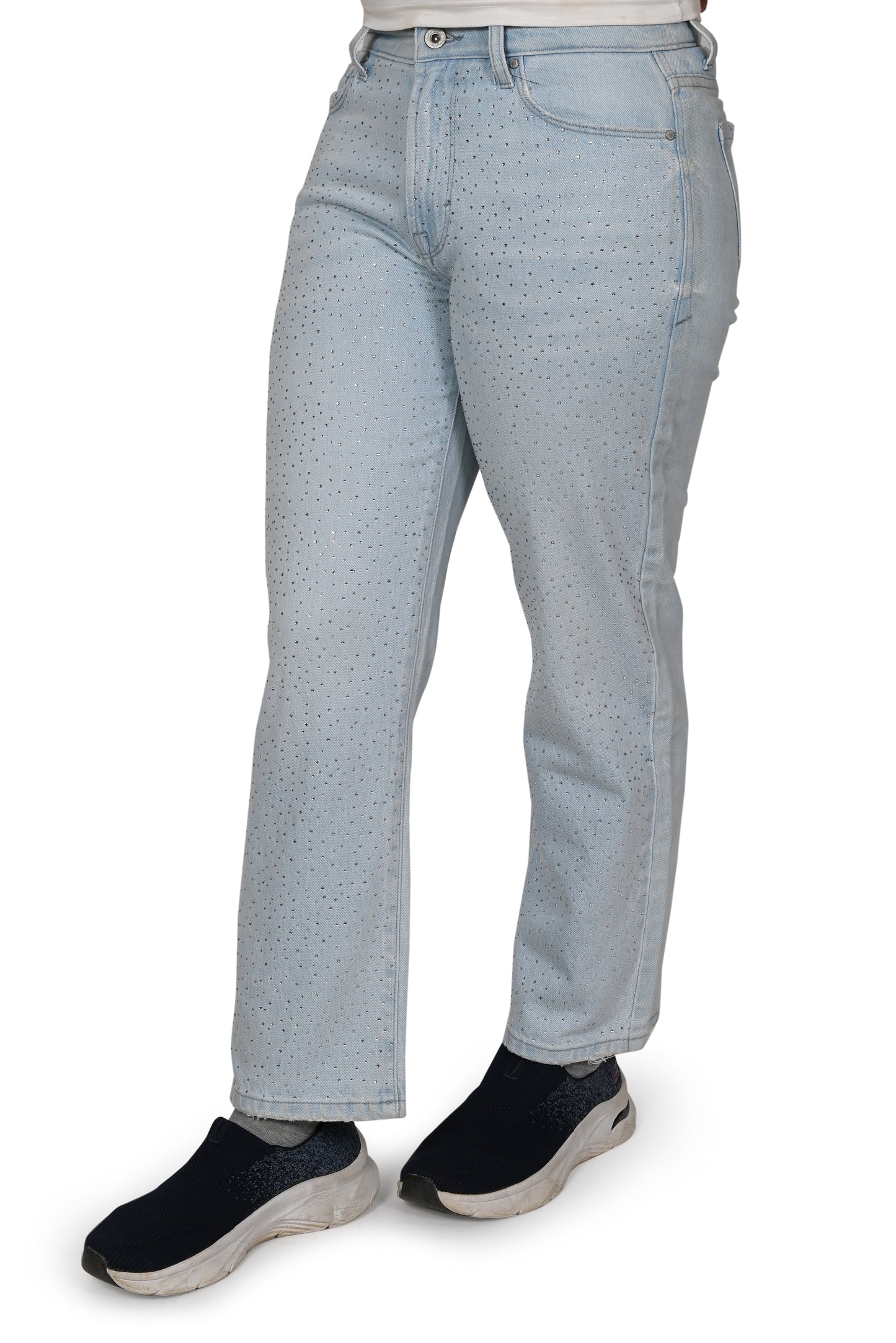 Ladies' Light Blue - Fully Embellished with Rhinestone