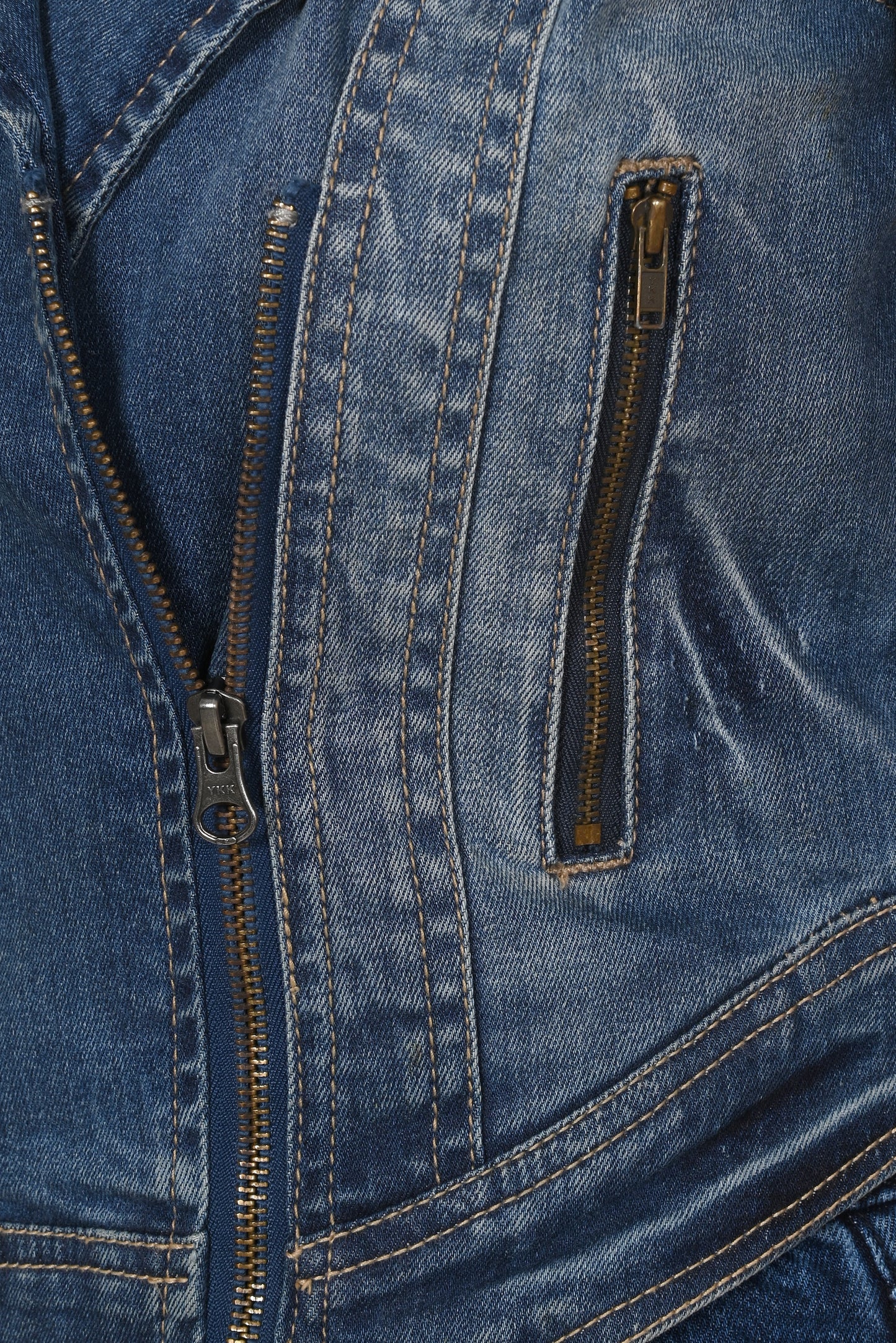 Ladies’ Sleeveless Denim Jacket