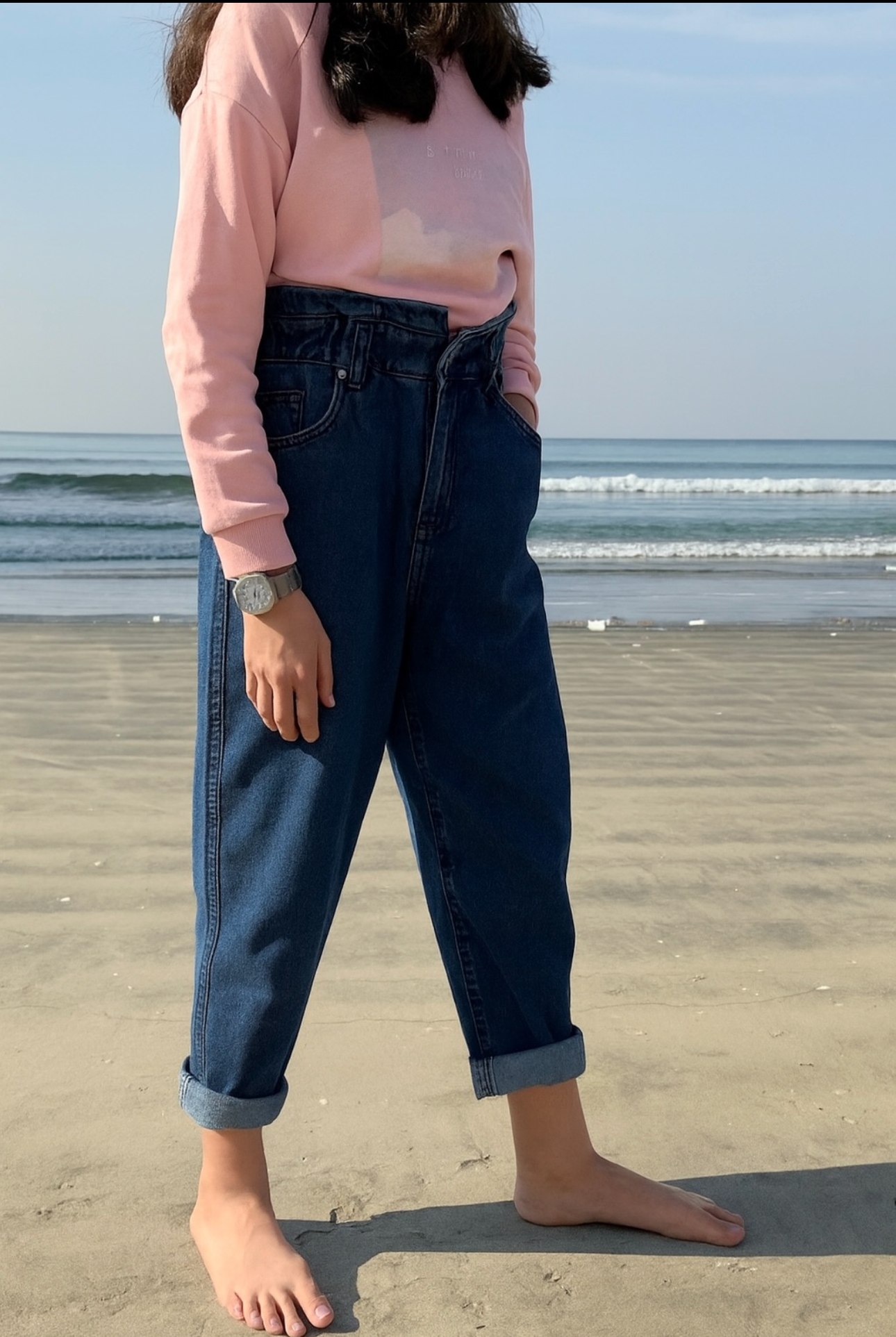 Ladies Flex Waist Jeans