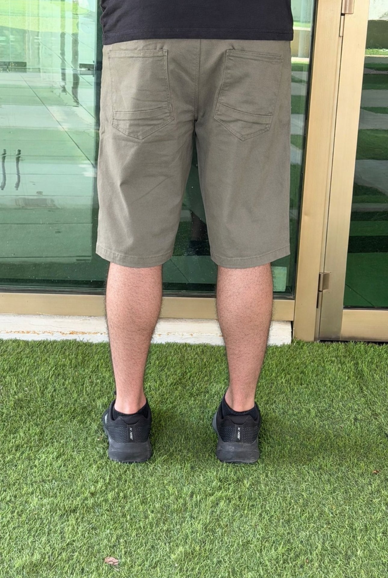 Men’s Twill Shorts (Olive Green)