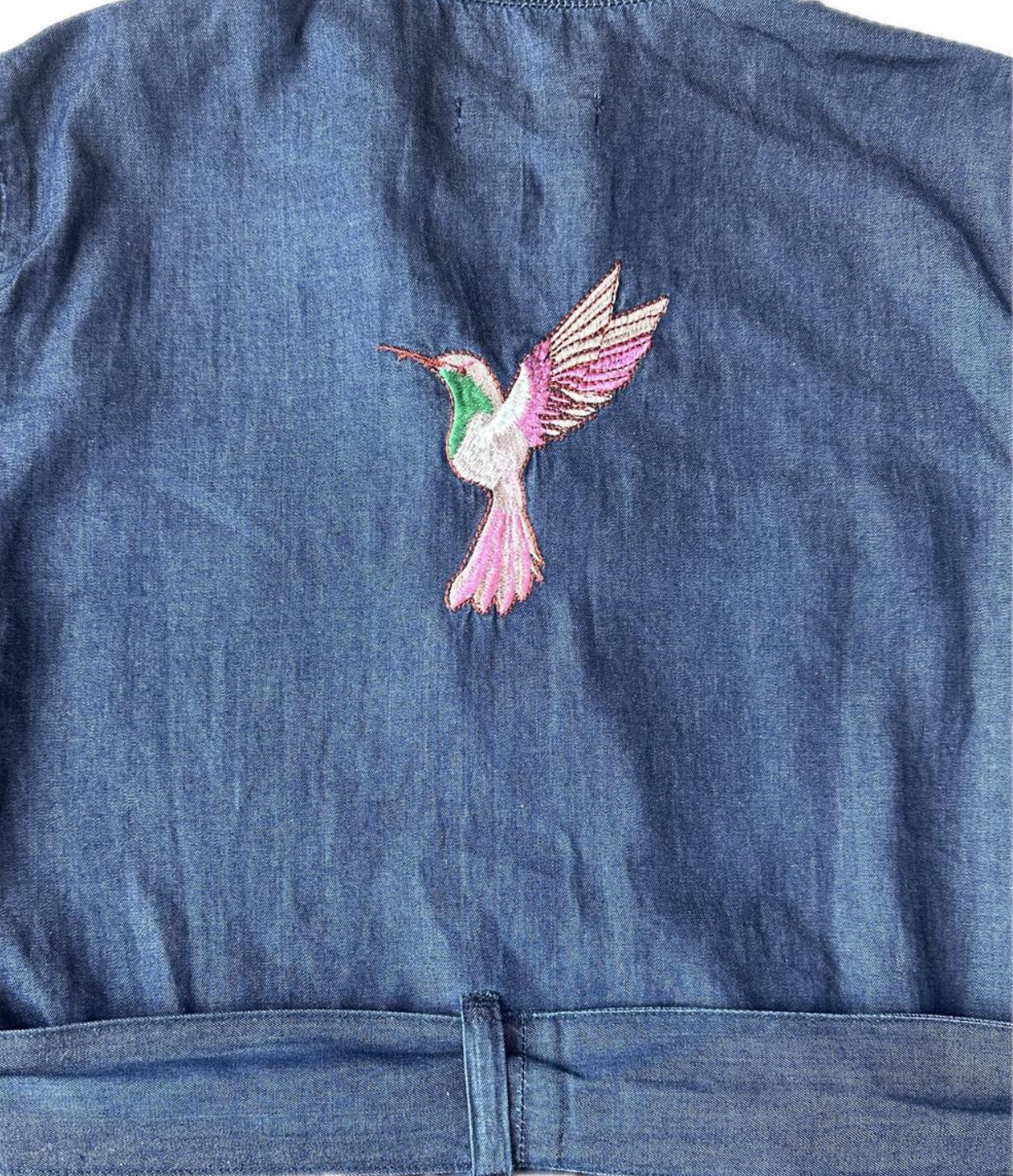 Ladies Denim Chambray long dress