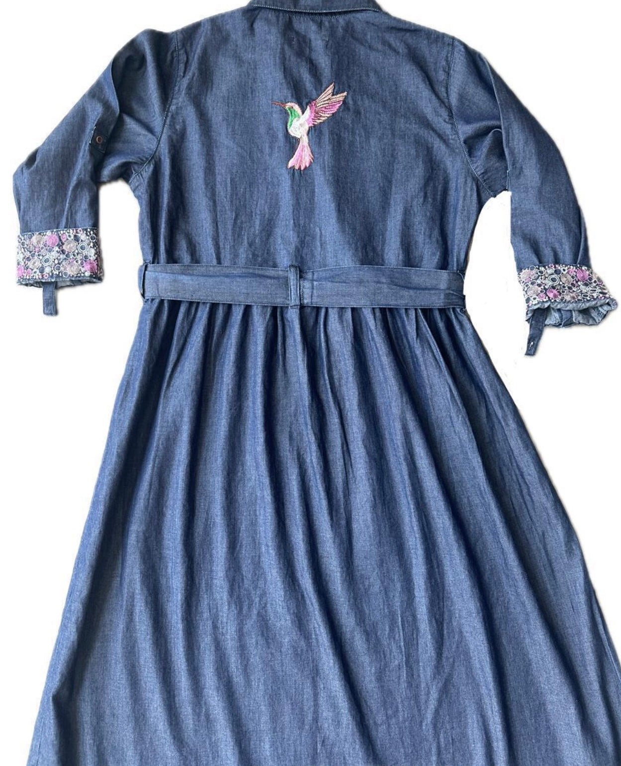 Ladies Denim Chambray long dress