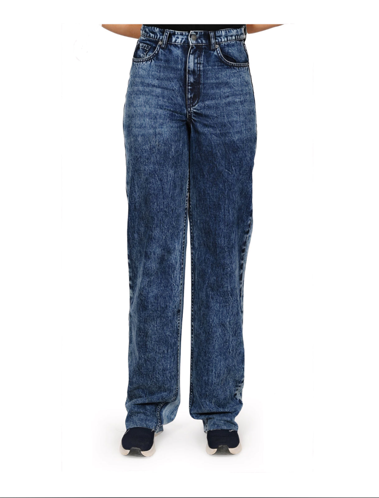 Ladies’ Wide Leg Denim – Dark and Light Wash