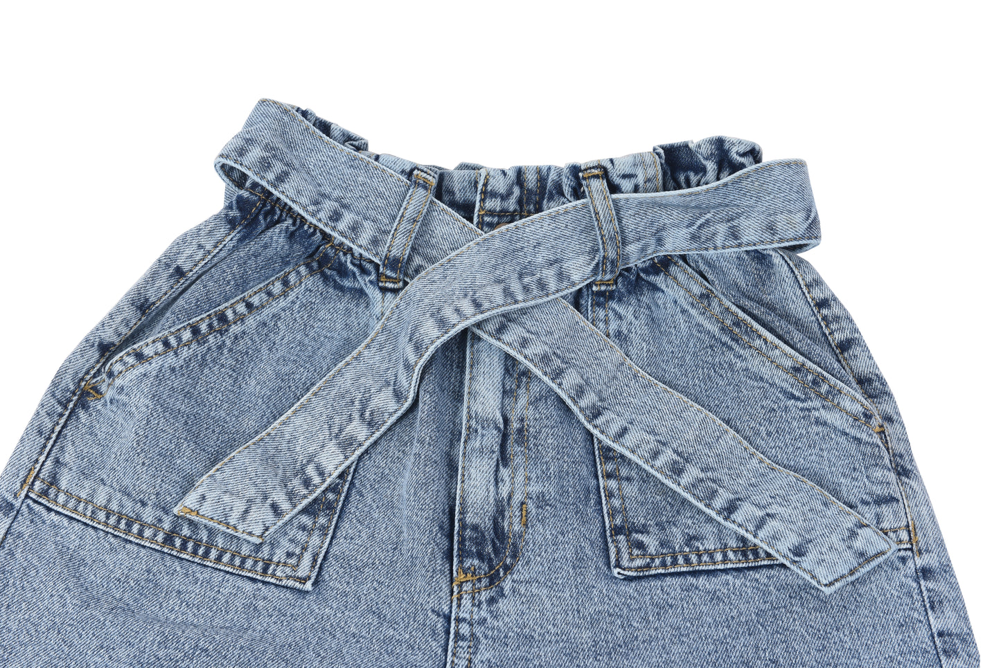 Kids Girls' Paper Bag Jeans