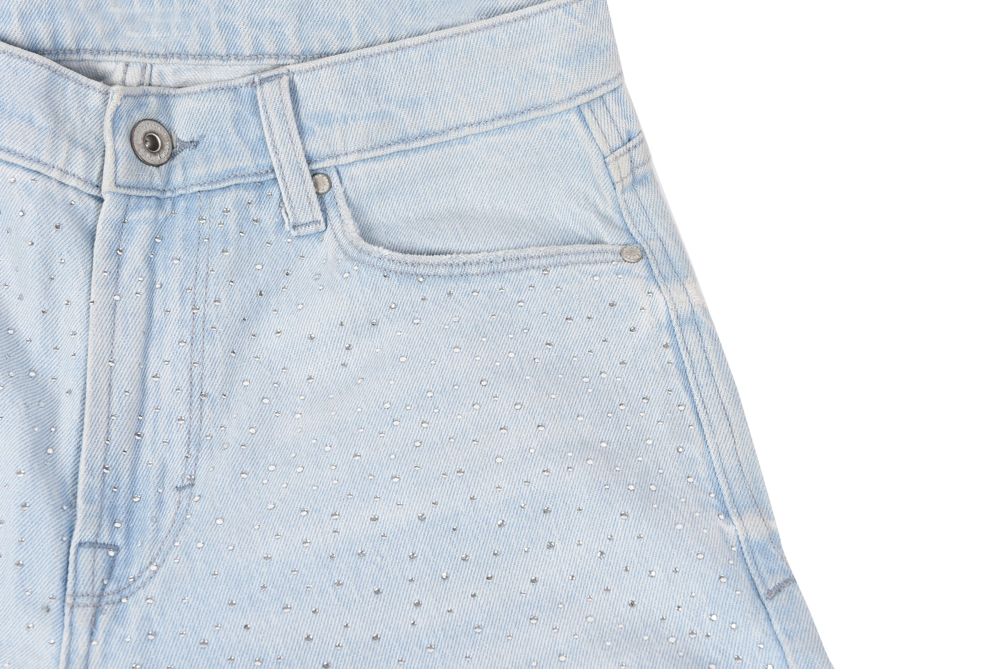 Ladies' Light Blue - Fully Embellished with Rhinestone