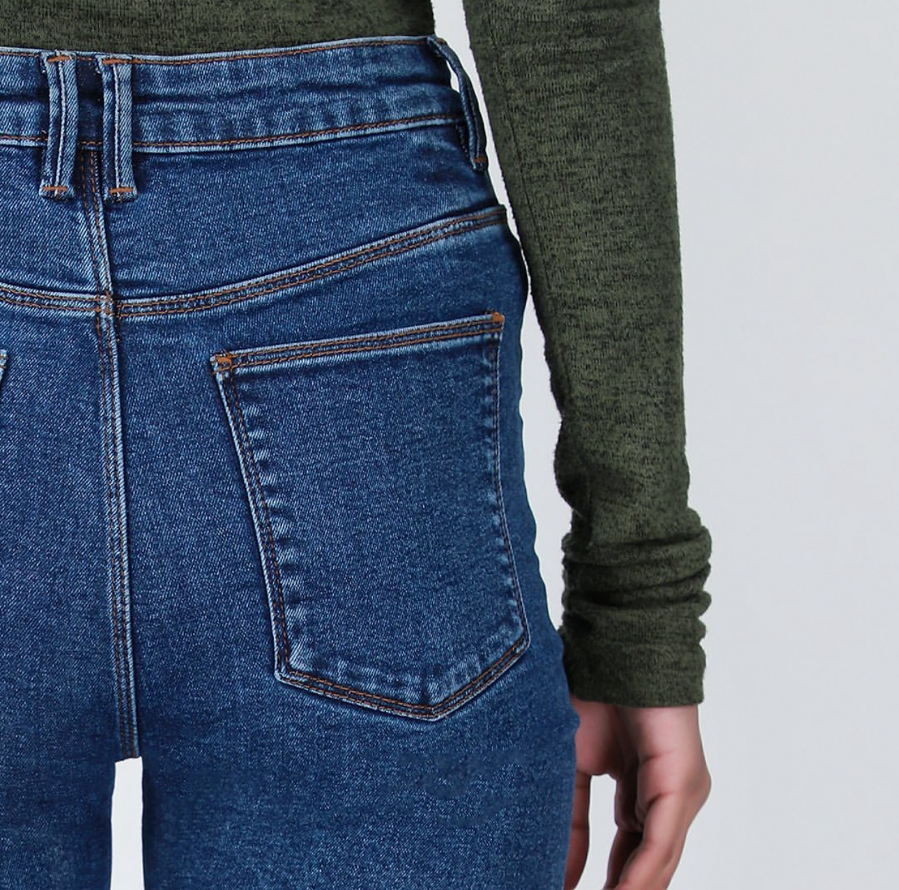 Women High Waist Skinny Jeans