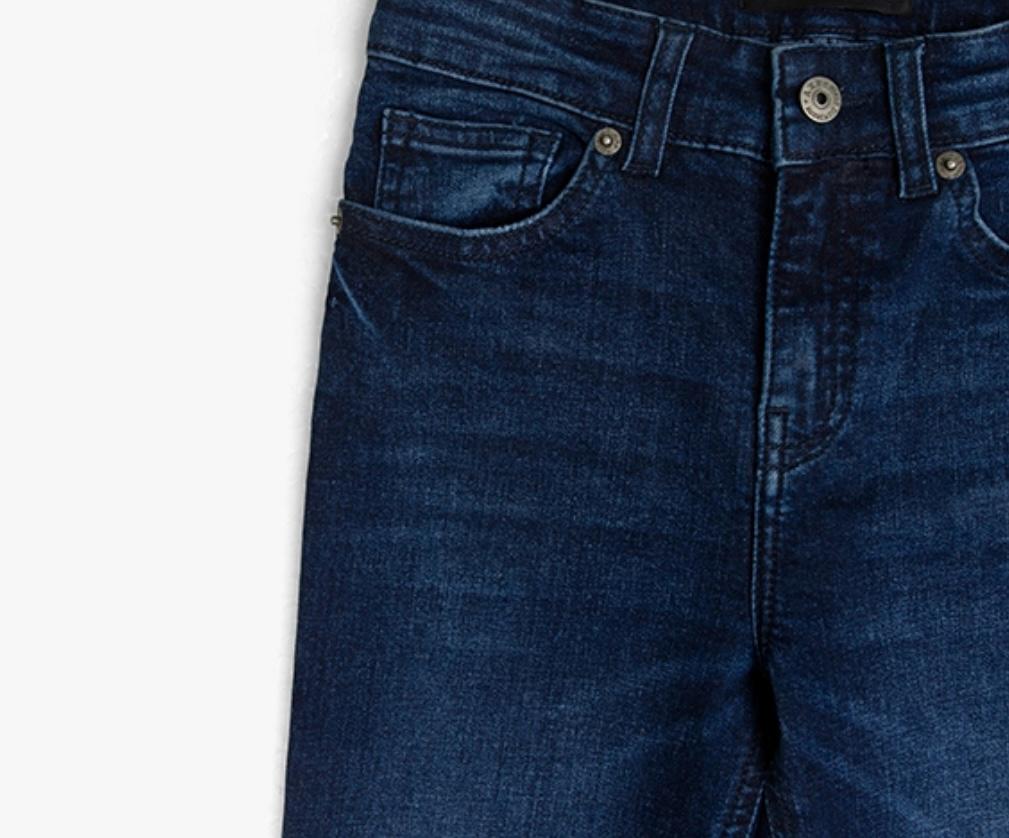 Ladies Bootcut Jeans – Dark Blue Wash