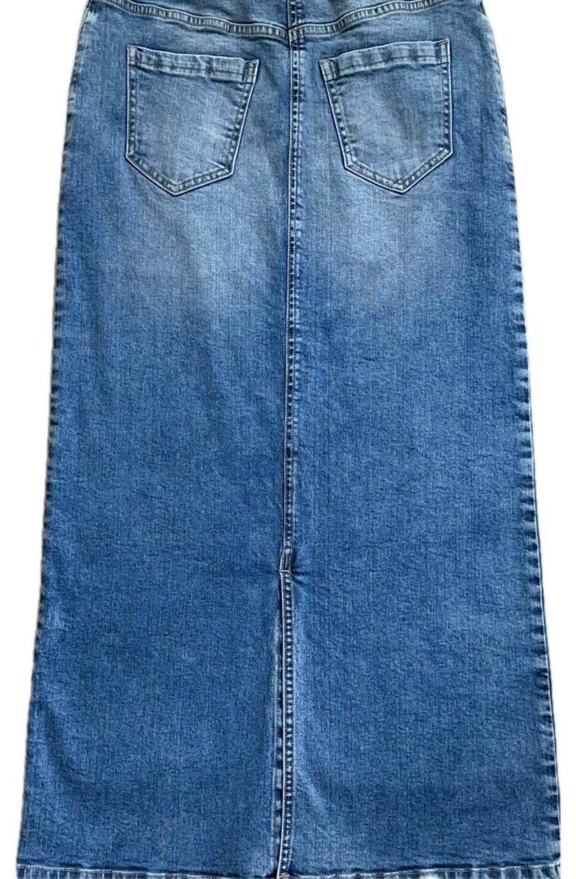 Ladies Denim Skirt Stretchable material