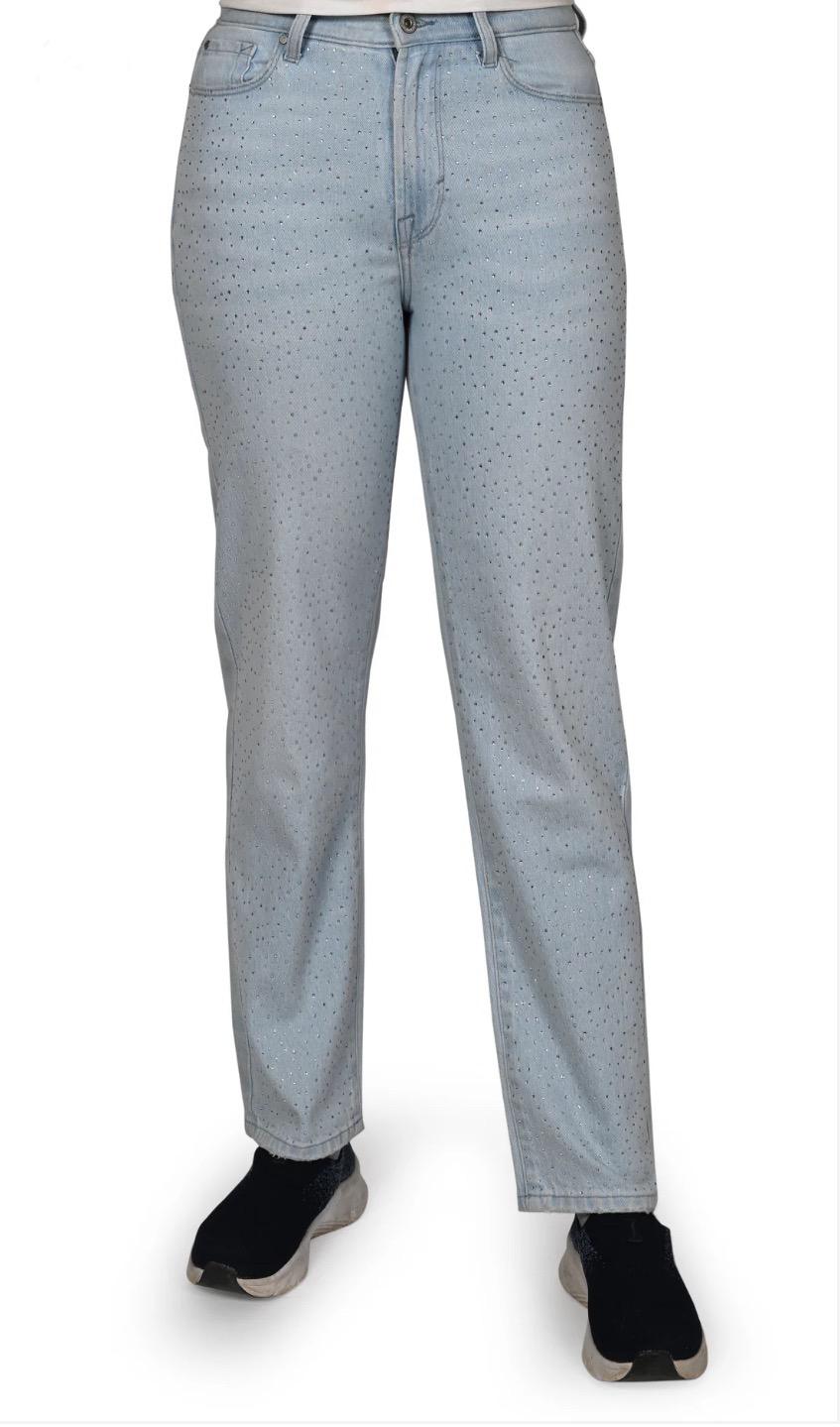 Ladies' Light Blue - Fully Embellished with Rhinestone