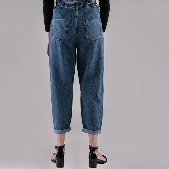 Ladies' High-Waist Slouchy Jeans