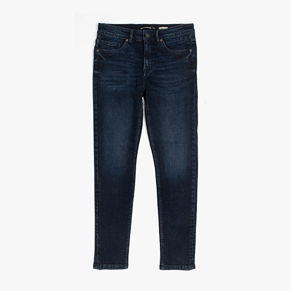 Mens Slim Fit blue wash jeans