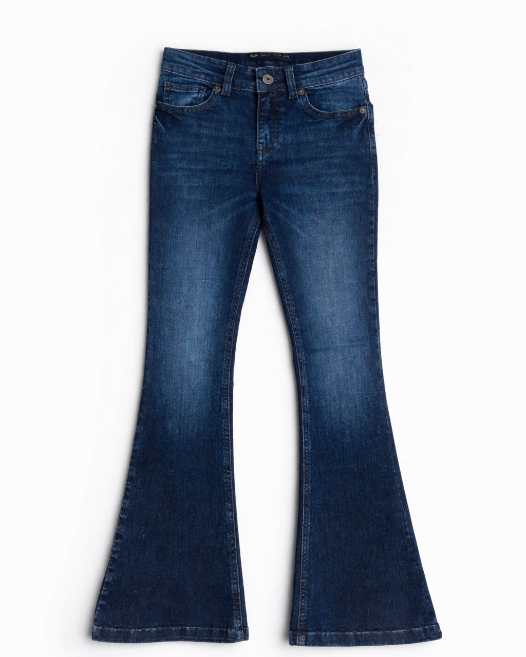 Ladies Bootcut Jeans – Dark Blue Wash