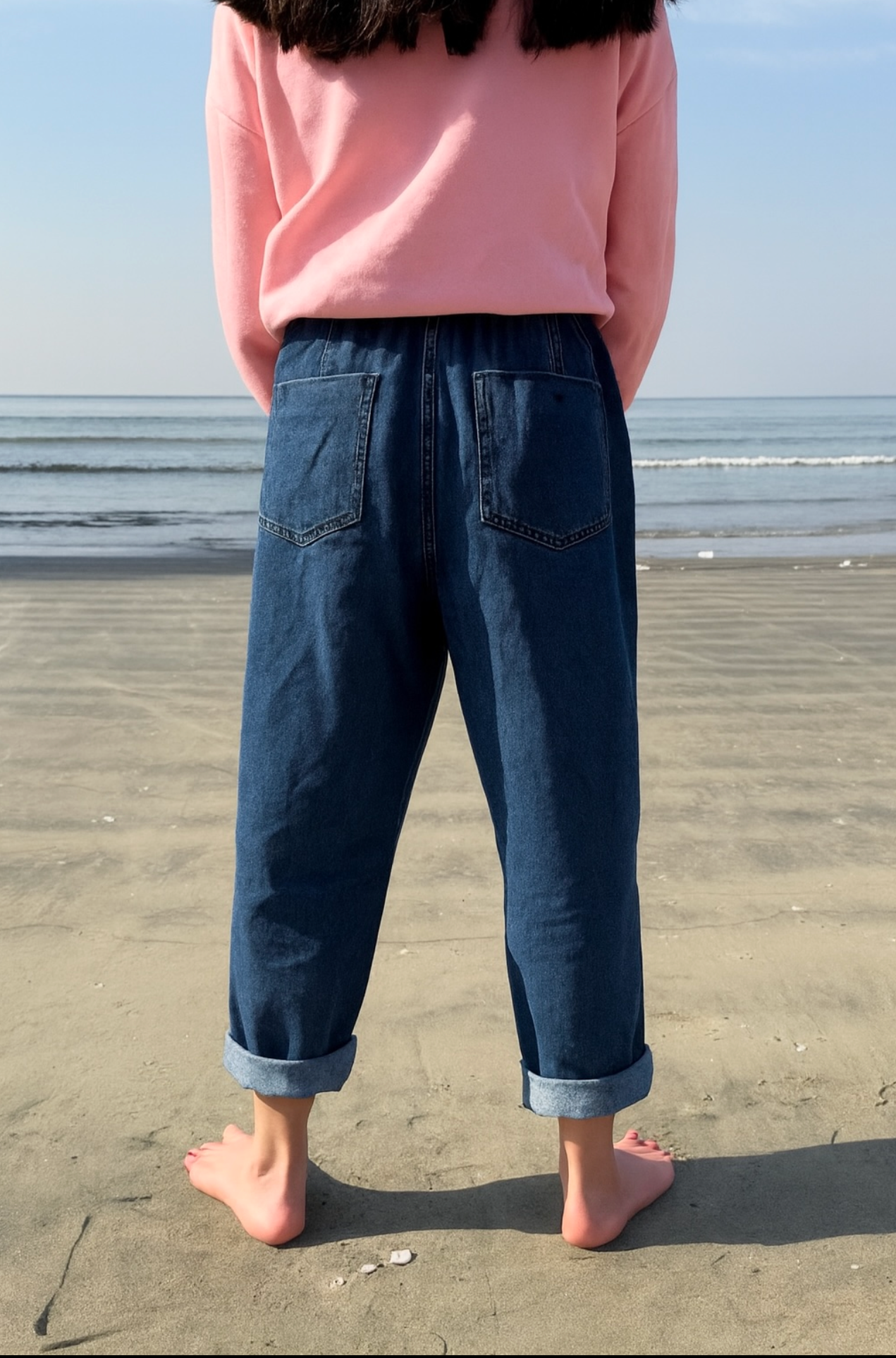 Ladies Flex Waist Jeans