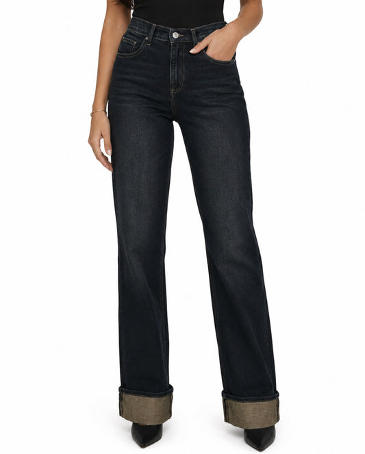 Ladies Vintage Wide leg jeans