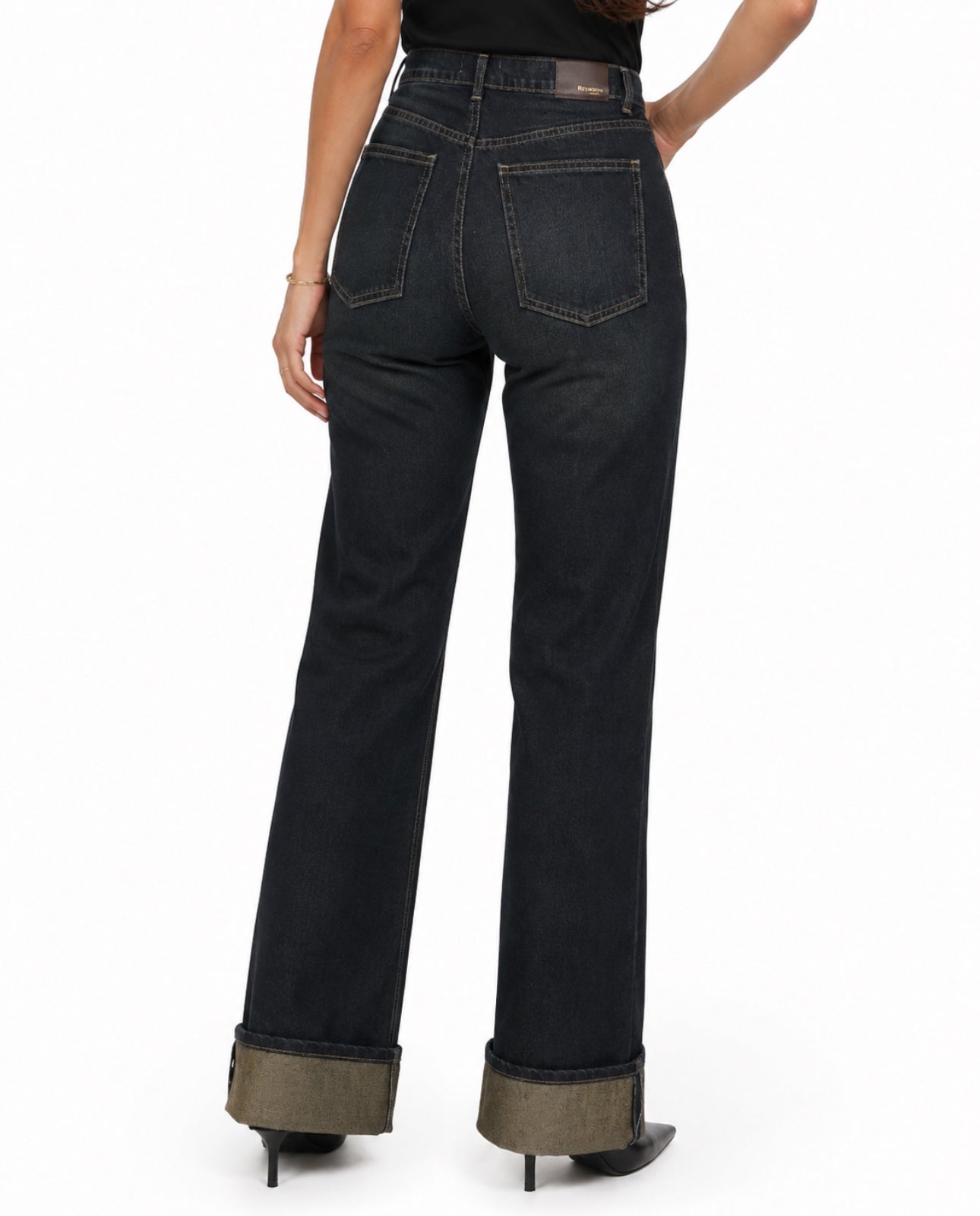 Ladies Vintage Wide leg jeans