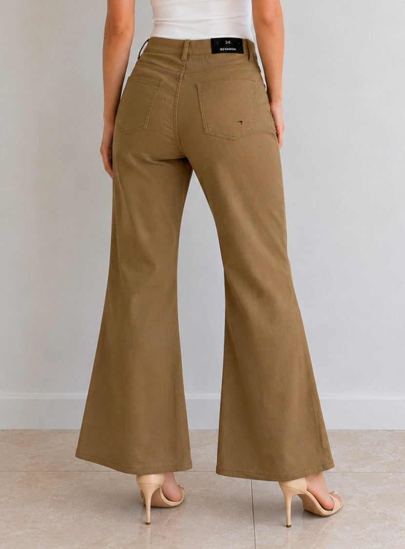Ladies Camel Bootcut