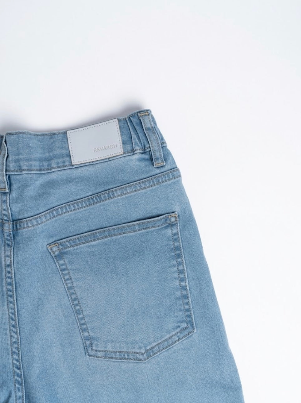 Ladies Light Blue Wide Leg