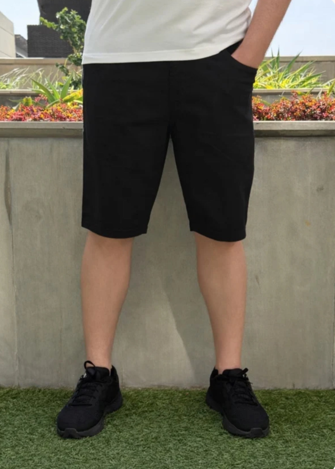 Men’s Twill Shorts ( Black )