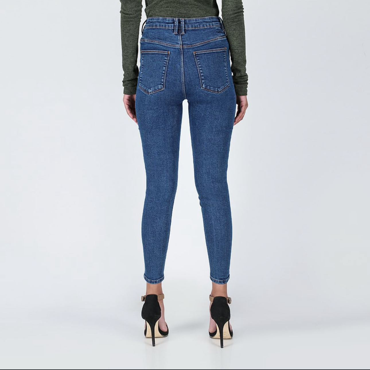 Women high waist skinny jeans