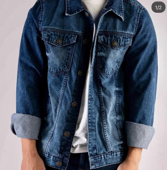 Men’s Denim Jacket – Dark Wash