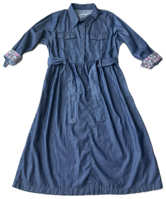 Ladies Denim Chambray long dress